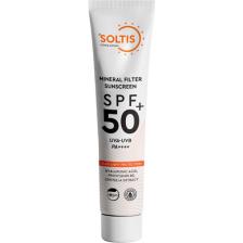 Soltis % 100 Mineral Güneş Koruyucu Krem SPF50+ PA++++, 50 ml