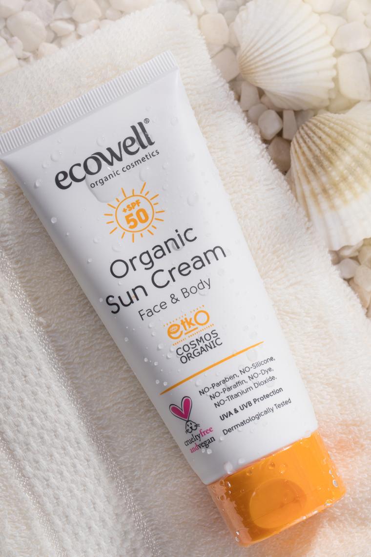 Güneş Kremi Spf 50, Organik & Vegan Sertifikalı, Mineral Filtre, Yüz Ve Vücut, Uva Uvb Koruma, 110gr