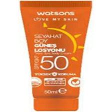 Watsons Seyahat Boy Spf 50 Güneş Kremi 50 ml