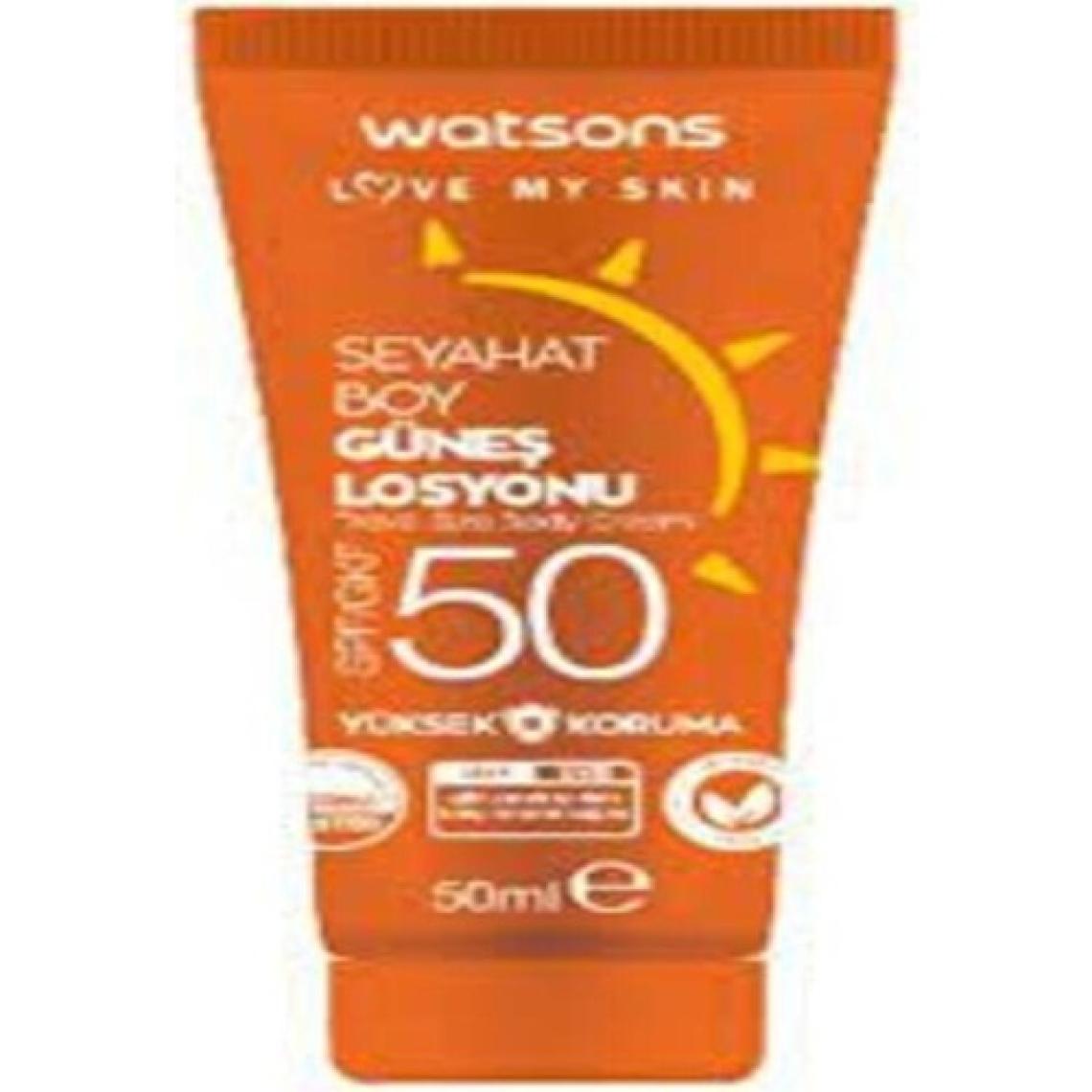 Watsons Seyahat Boy Spf 50 Güneş Kremi 50 ml
