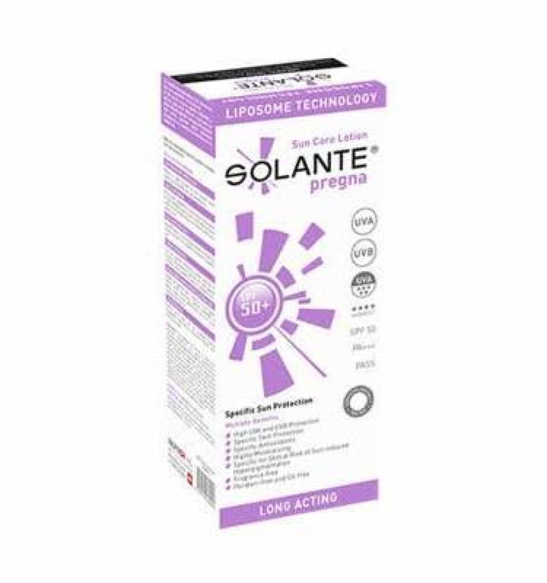 Solante Pregna Spf 50+ 150 ml  Gebelik Dönemi Için Özel Güneş Koruma Kremi