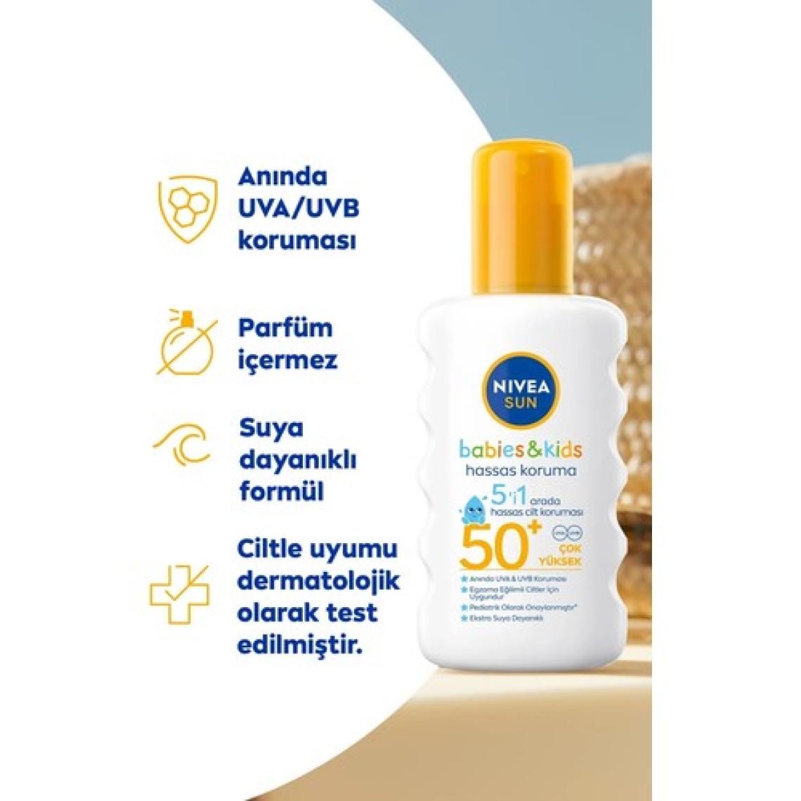 Nivea Sun Babies & Kids Hassas Koruma Spf 50+ 200 ml