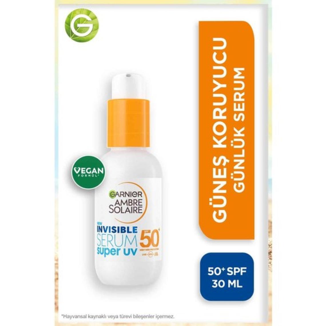 Garnier 2'li Ambre Solaire İnvisible Serum Super Uv Günlük Güneş Koruyucu Serum Seti