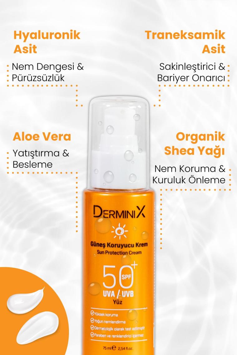 Leke Karşıtı Güneş Koruyucu Krem - 50 Spf Yüz Güneş Kremi