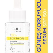 Ojijo London Spf 50+ Güneş Kremi - Sun Drops Yüz Güneş Serumu 30 ml