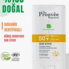 %100 Doğal 50+SPF Organik Güneş Stick 15ml (Sun Stick)