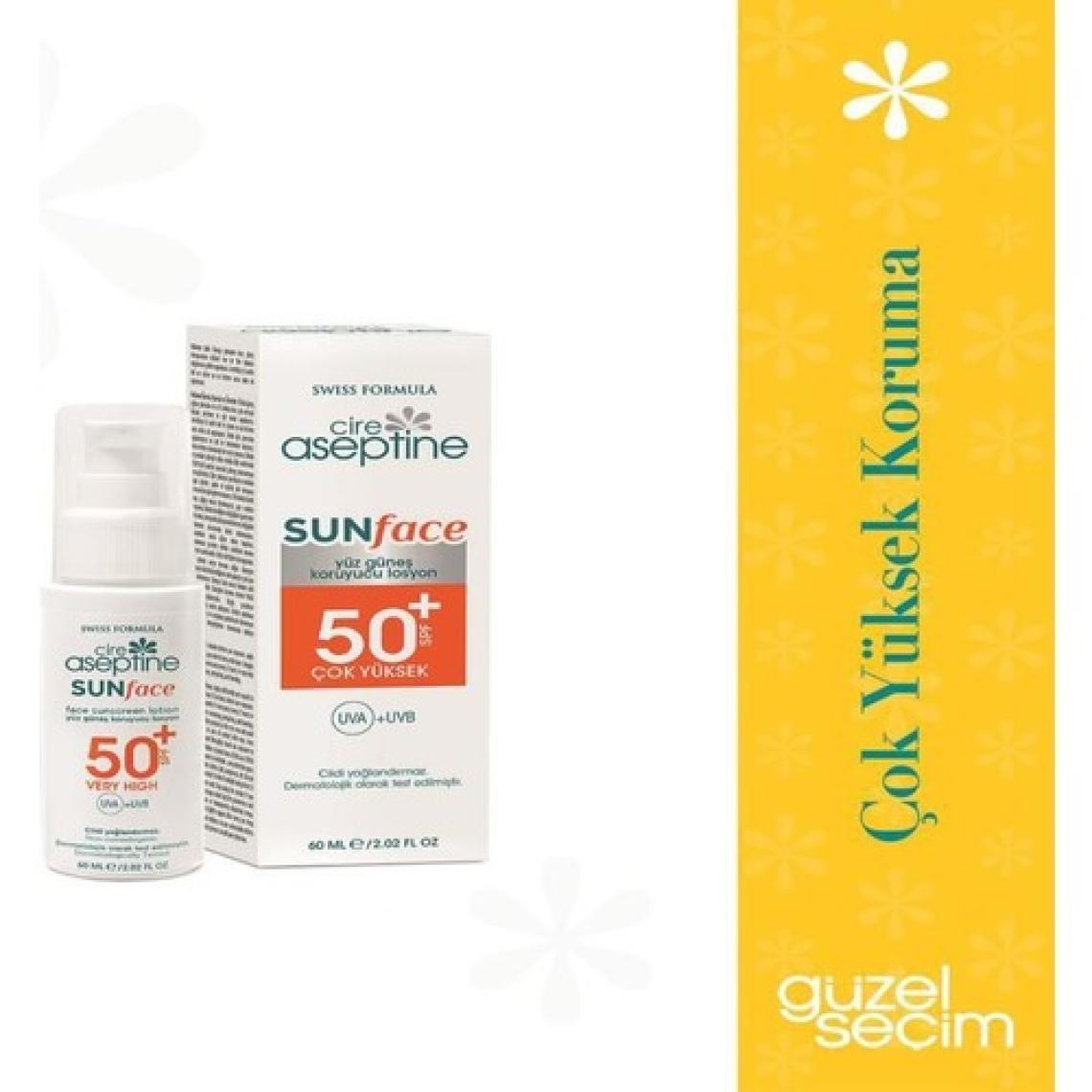 Cire Aseptine Yüz Güneş Koruyucu Losyon Spf 50+ 60Ml