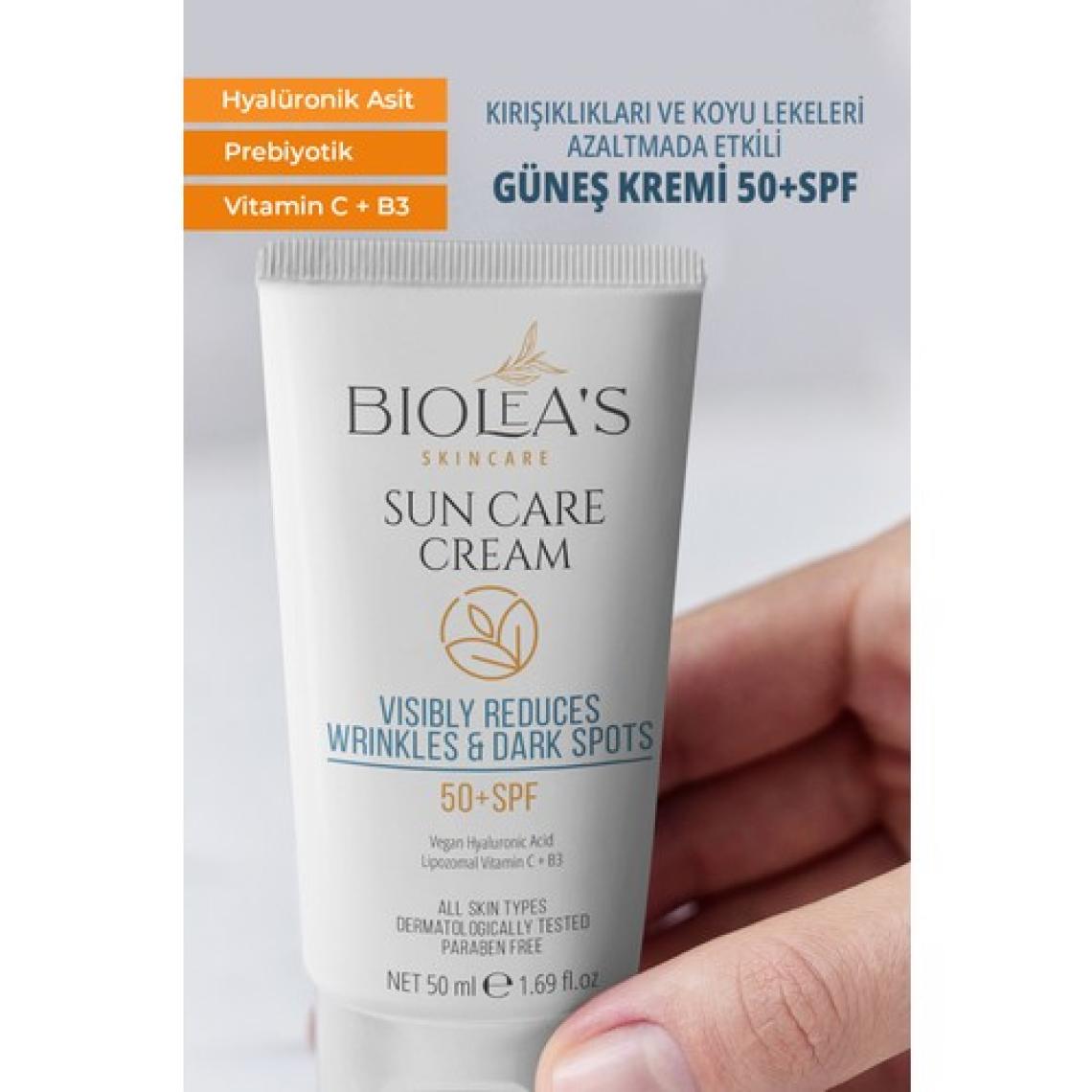 Biolea's Kırışıkları Azaltan, Koyu  Önleyici Güneş Kremi 50 Spf Lipozomal C+ Hyalüronik Asit+B3 50 ml