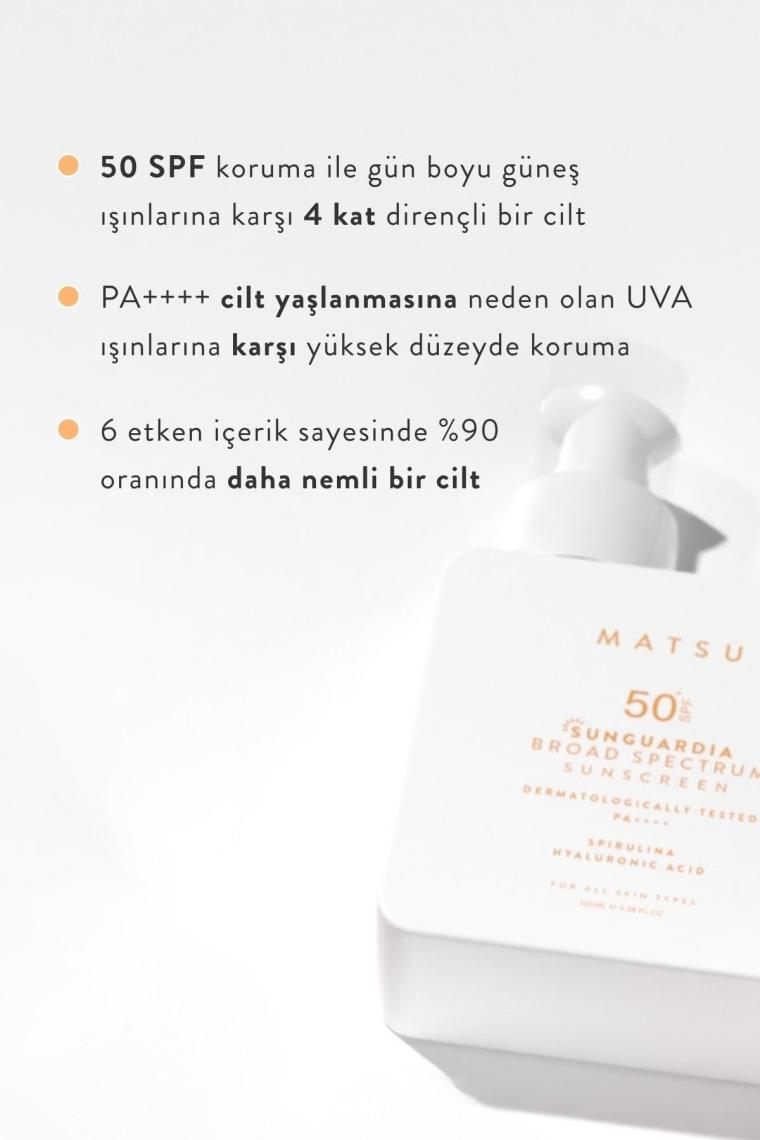 Sunguardia Leke Karşıtı Tüm Ciltler İçin Yüksek Korumalı SPF 50+ Güneş Kremi 100 ml