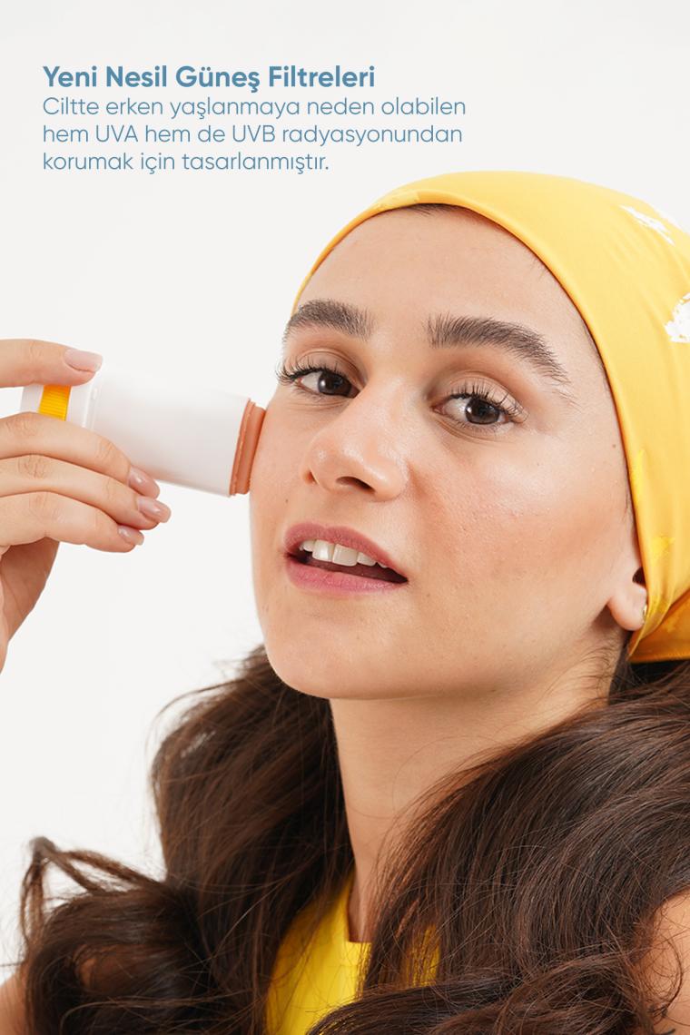 Görkito The Sun Project Yüksek Korumalı Yeni Nesil Filtreli Suya Dayanıklı Stick Güneş Kremi 50+ Spf Pa++++ 20 G