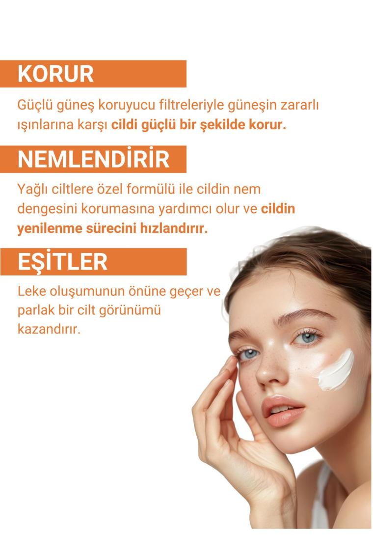 Yüz Güneş Kremi Spf50 Karma Ve Yağlı Ciltler 40 ml 8681877436011