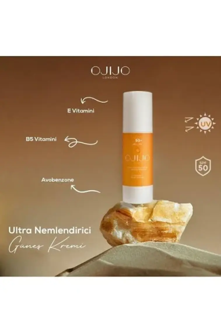 Ojijo London Spf50+ Güneş Koruyucu Krem 100 ml - Yüz ve Vücut İçin