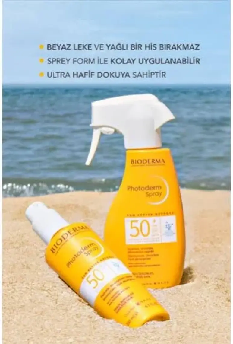 Bioderma Photoderm Sprey SPF50+ Güneş Kremi 300ML - Yüksek Koruyucu Sprey