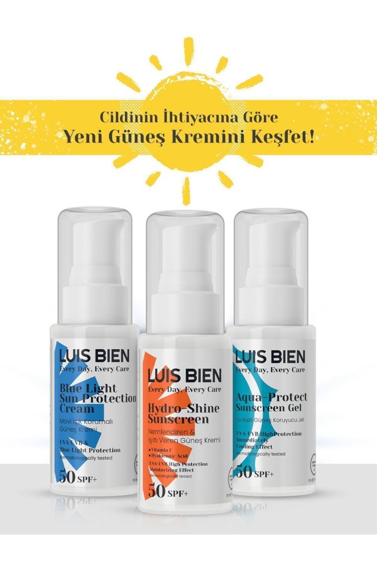 Luis Bien Nemlendiren ve Işıltı Veren Güneş Kremi Spf 50+