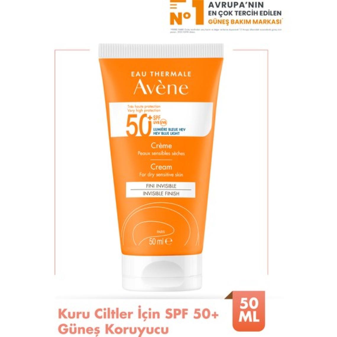 Avene Fragrance-Free Cream Kuru Ciltler İçin Güneş Koruyucu 50 ml