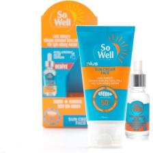 So Well Plus Gunes Kremi SPF50+ Serum Hediyeli 75 ml