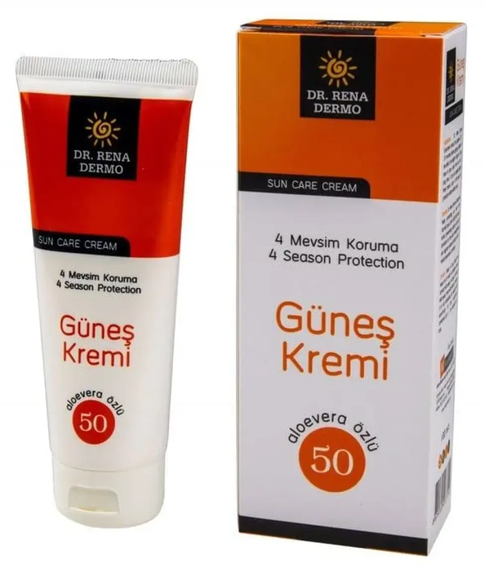 Dr. Rena Dermo Güneş Kremi 100ml Dermo 50 Aloevera özlü