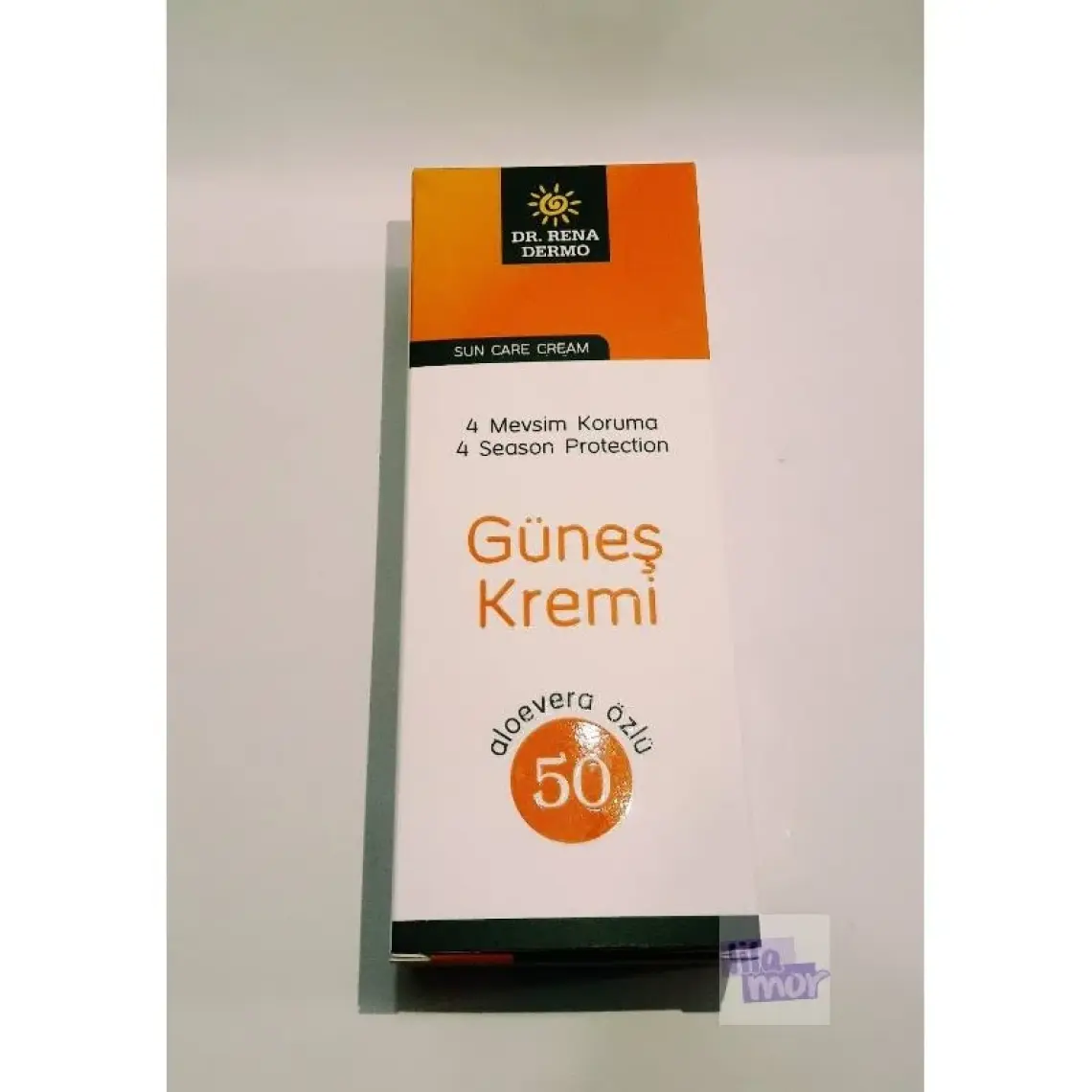 Dr. Rena Dermo Güneş Kremi 100ml Dermo 50 Aloevera özlü