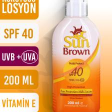 Sun Brown Güneş Koruyucu Losyon Gkf 40 200 Ml