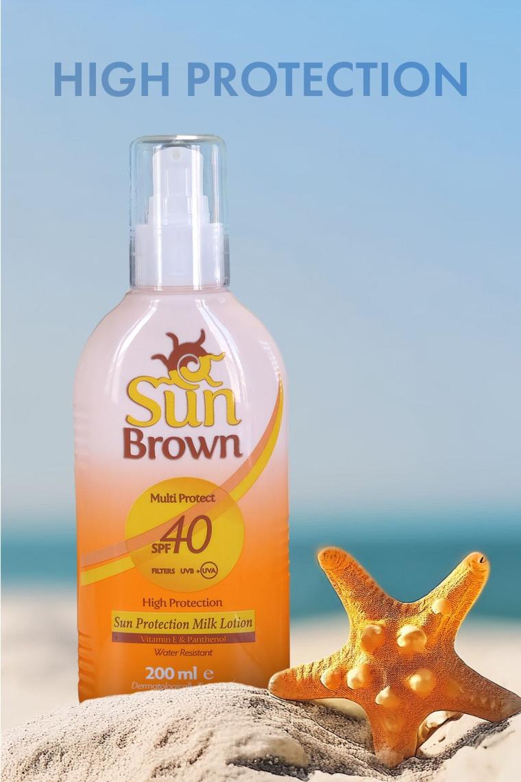 Sun Brown Güneş Koruyucu Losyon Gkf 40 200 Ml