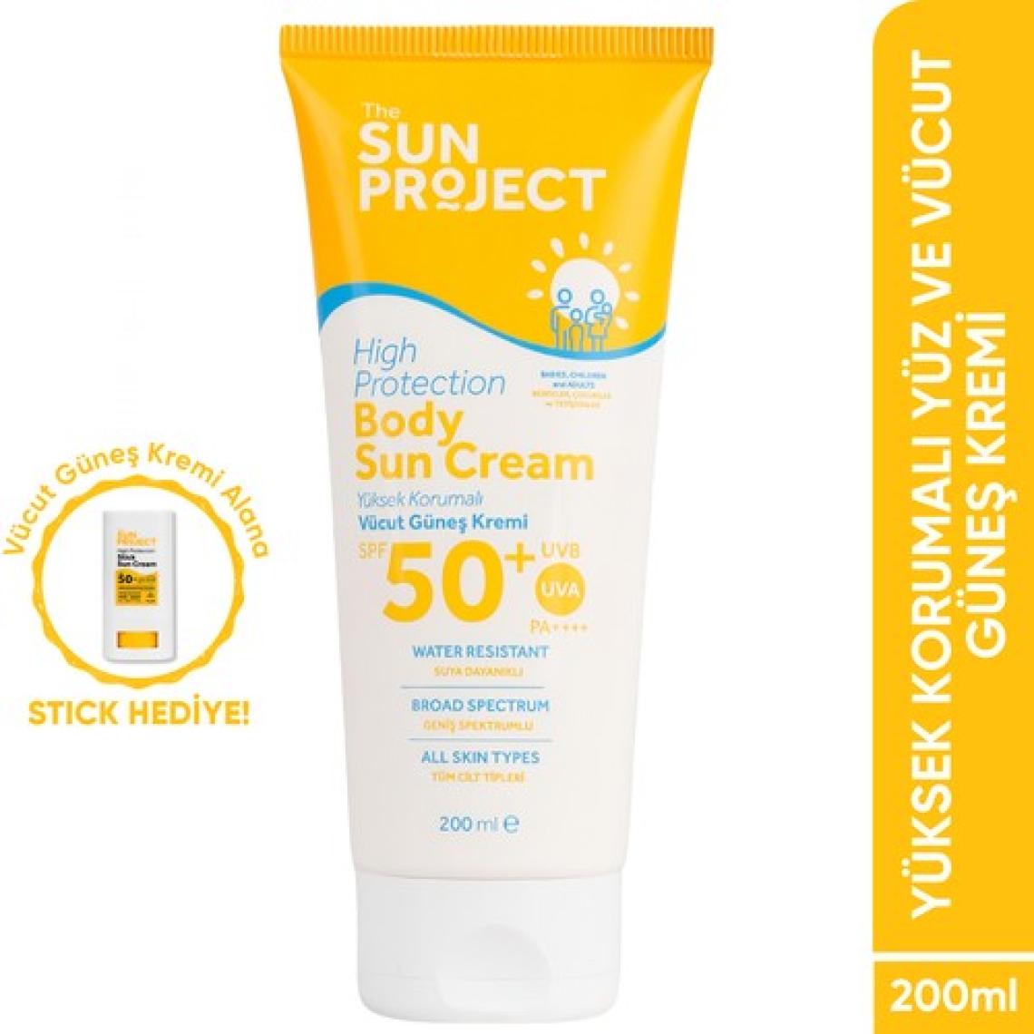 Görkito The Sun Project Yüksek Korumalı Aile Boyu Yüz ve Vücut Güneş Kremi 50+ Spf Pa++++ 200 ml