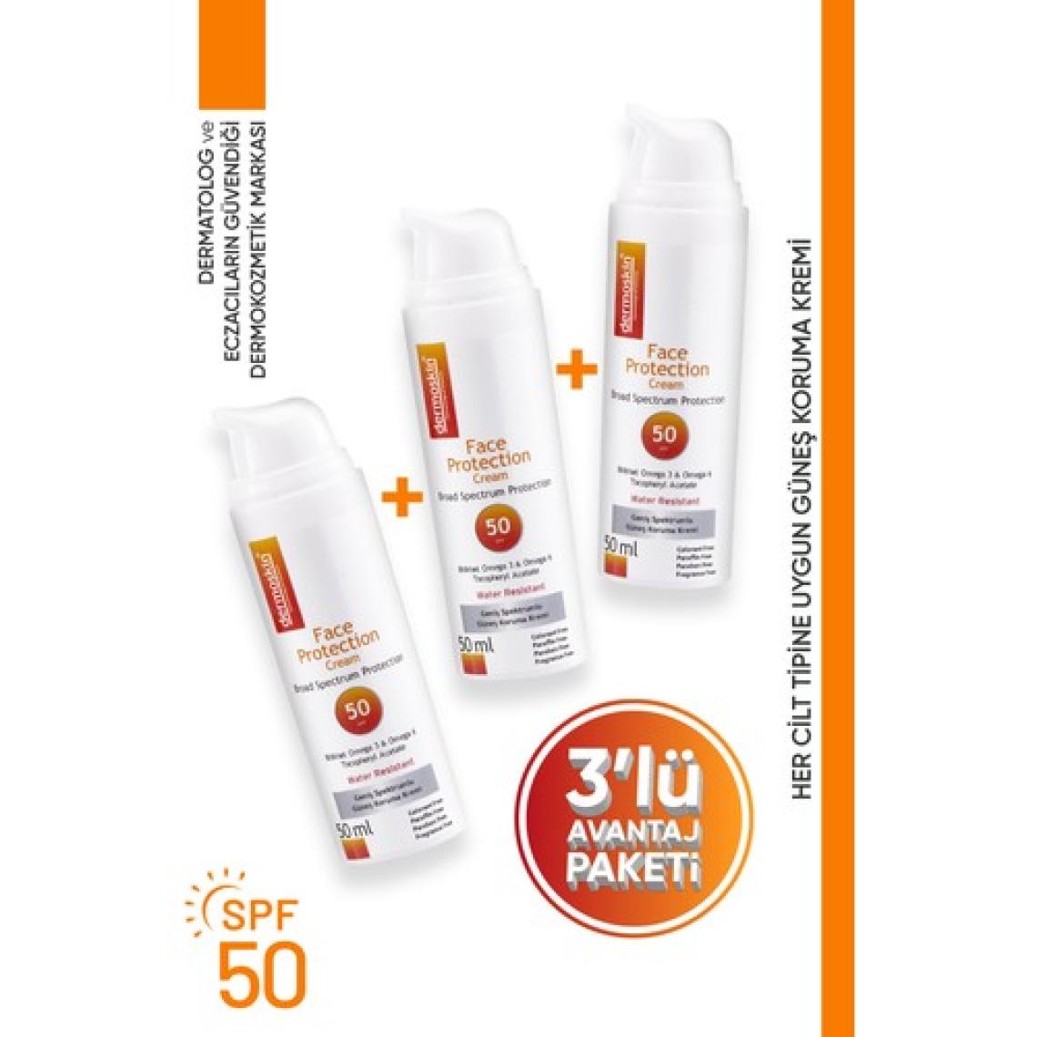 Dermoskin Acne Mat Face Protection Gel Cream Spf50
