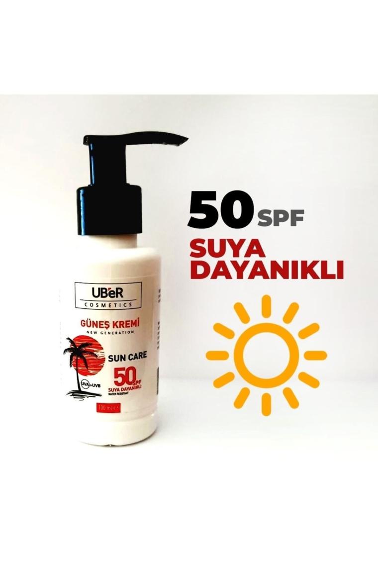 Güneş Kremi Spf50 Suya Dayanıklı 100 ml