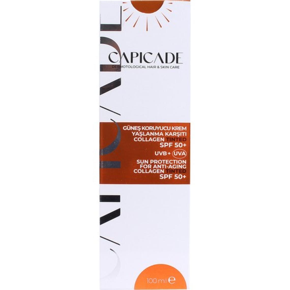 Capicade Spf 50+ Collagen Tinted Güneş Koruyucu Krem 100ML