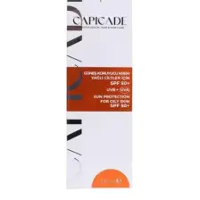 Capicade SPF50+ Güneş Korucuyu Kremi-Yağlı Ciltler IÇIN100 ml