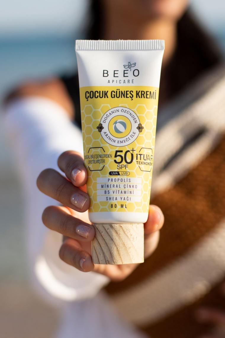 Propolisli Çocuk Güneş Kremi 50 Spf 80 ml