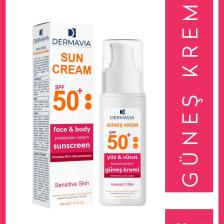 Spf 50 Yüz Ve Vücut Koruma Güneş Kremi Hassas Ciltler 100 ml