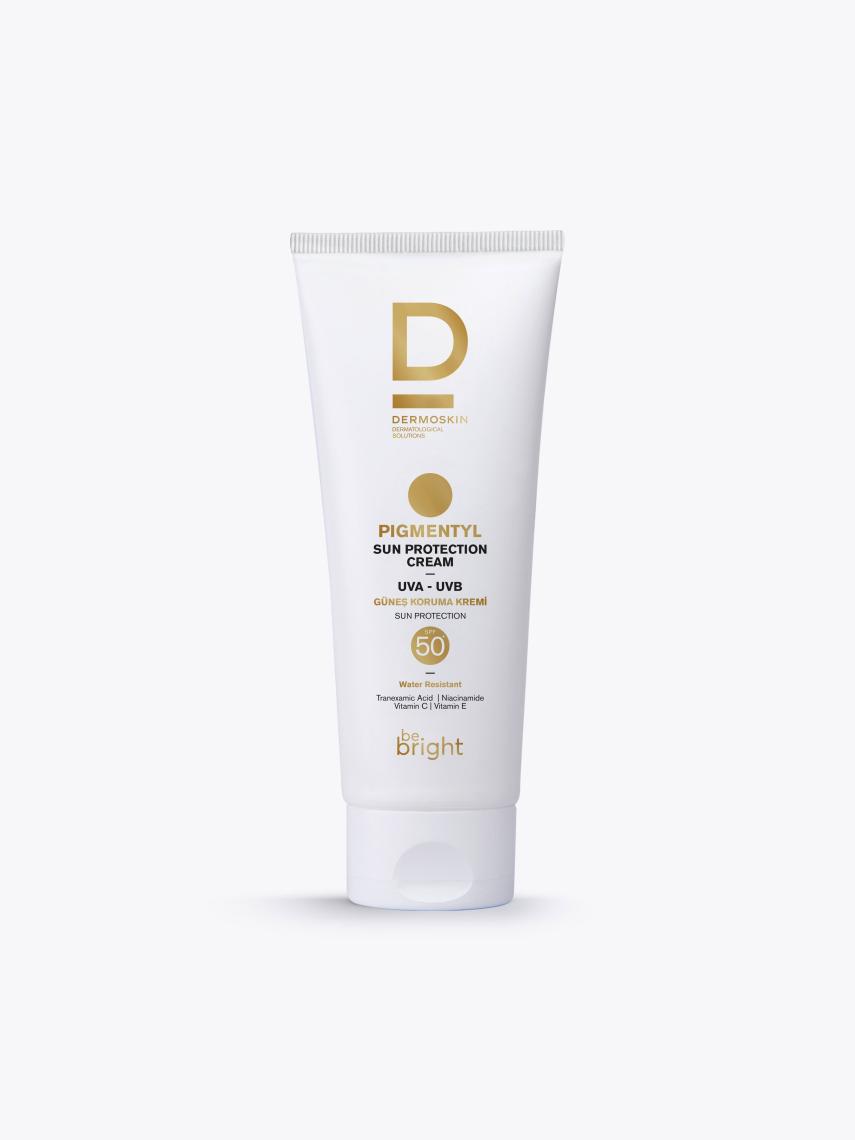 Dermoskin 2'li Be Bright Pigmentyl SPF 50+ | UVA & UVB Koruyucu | Leke Karşıtı Güneş Kremi | 75+75 ml
