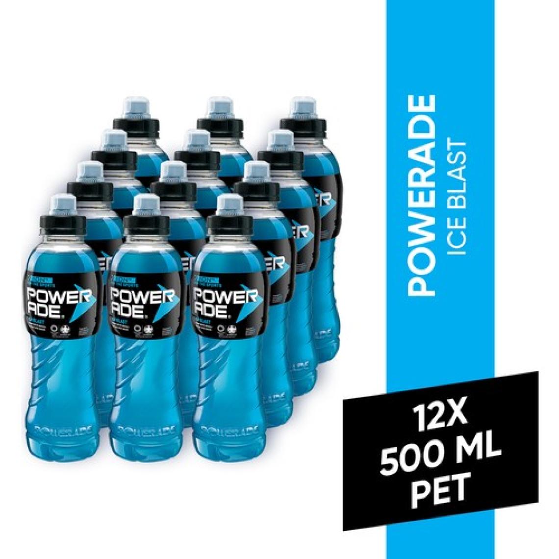 Powerade Ice Blast Enerji İçeceği 500 ml - 12'li Paket