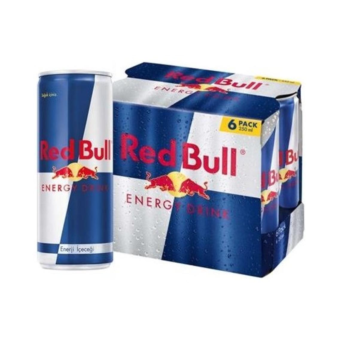 Red Bull Enerji İçeceği 6x250 ml.