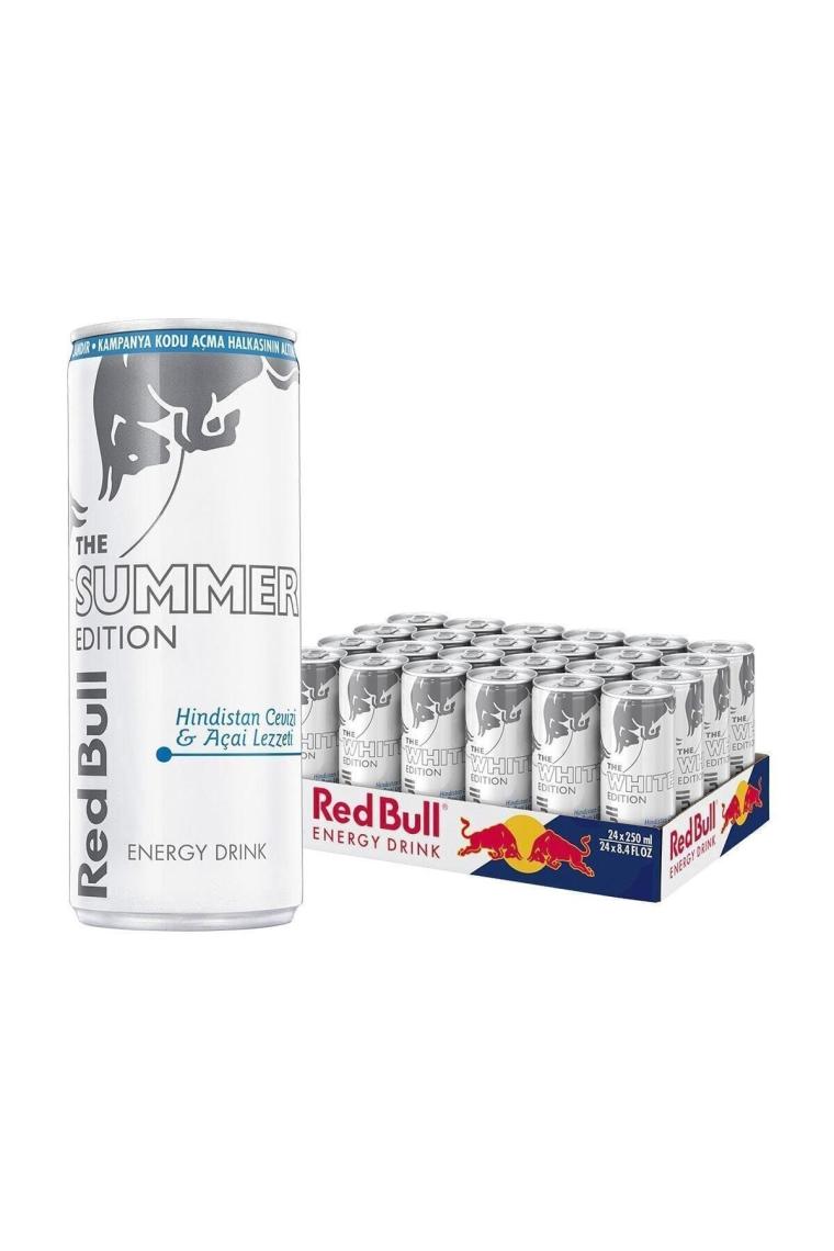 Red Bull White Edition Hindistan Cevizi & Açai 250 ml 24'lü Paket Enerji İçeceği