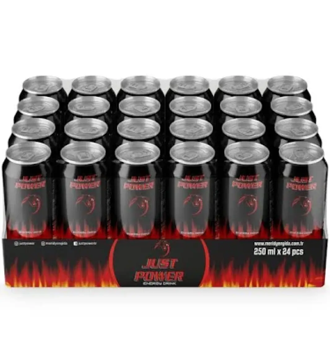 Just Power Enerji İçeceği, 250 ml (24'lü Paket, 24 adet x 250 ml)