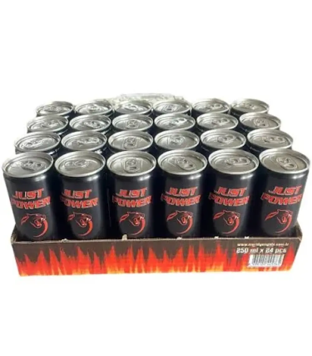 Just Power Enerji İçeceği, 250 ml (24'lü Paket, 24 adet x 250 ml)