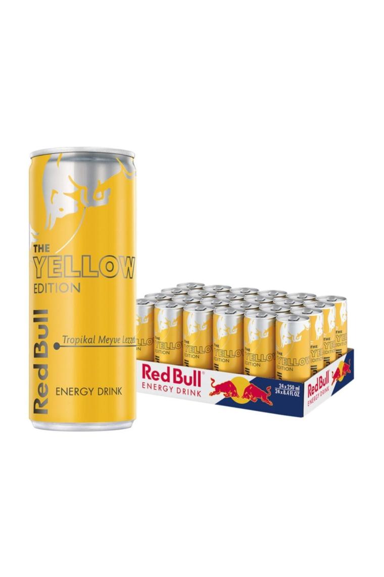 Red Bull Yellow Edition Tropikal Meyve 250 ml 24'lü Paket Enerji İçeceği