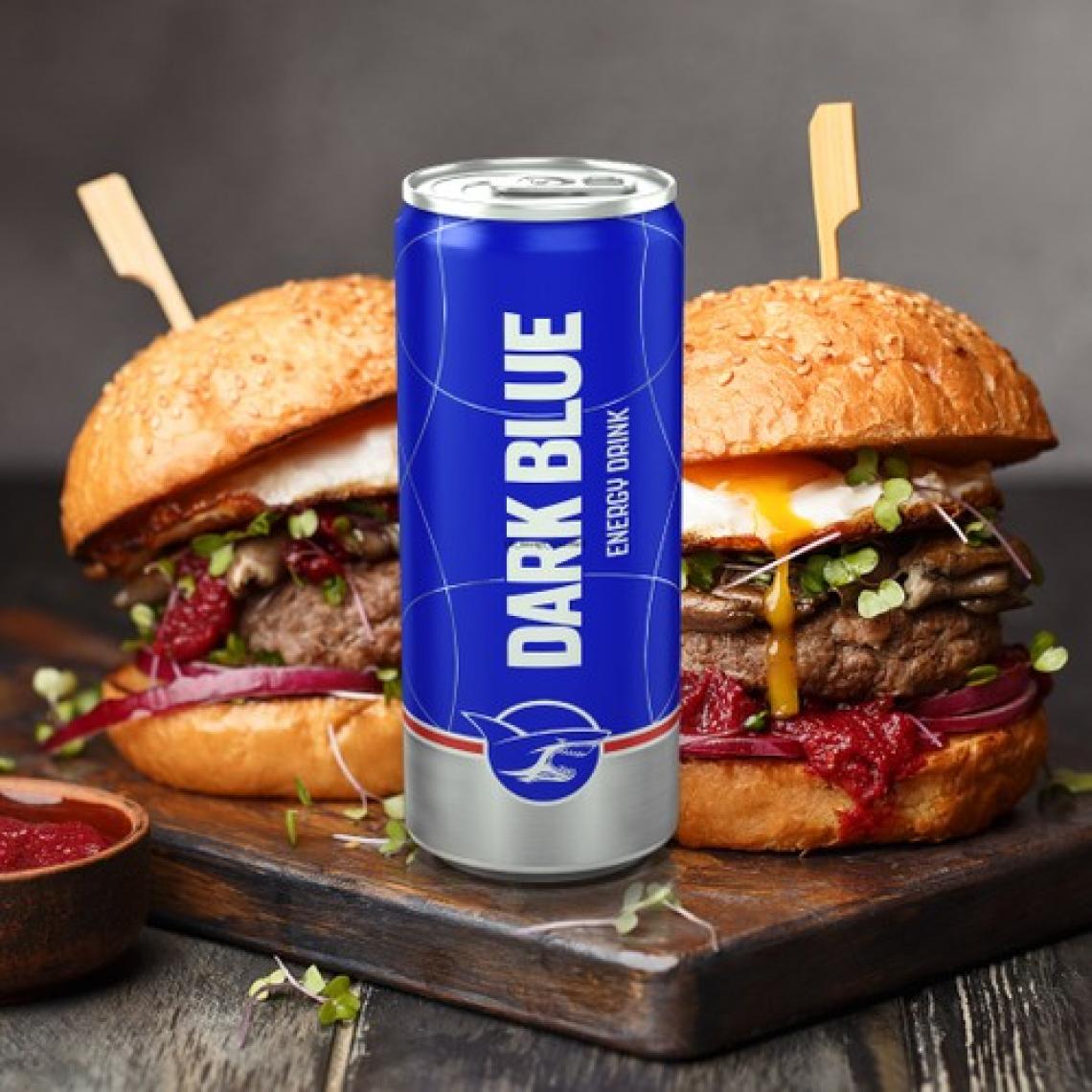 Dark Blue Enerji İçeceği, 250 ml (24'lü Paket, 24 adet x 250 ml)