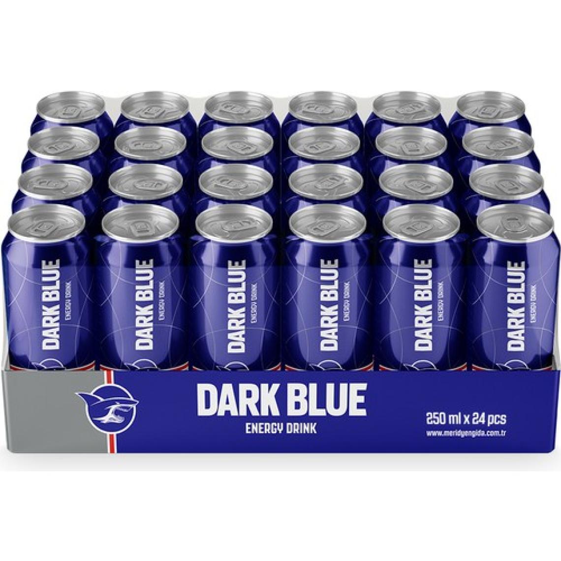 Dark Blue Enerji İçeceği, 250 ml (24'lü Paket, 24 adet x 250 ml)