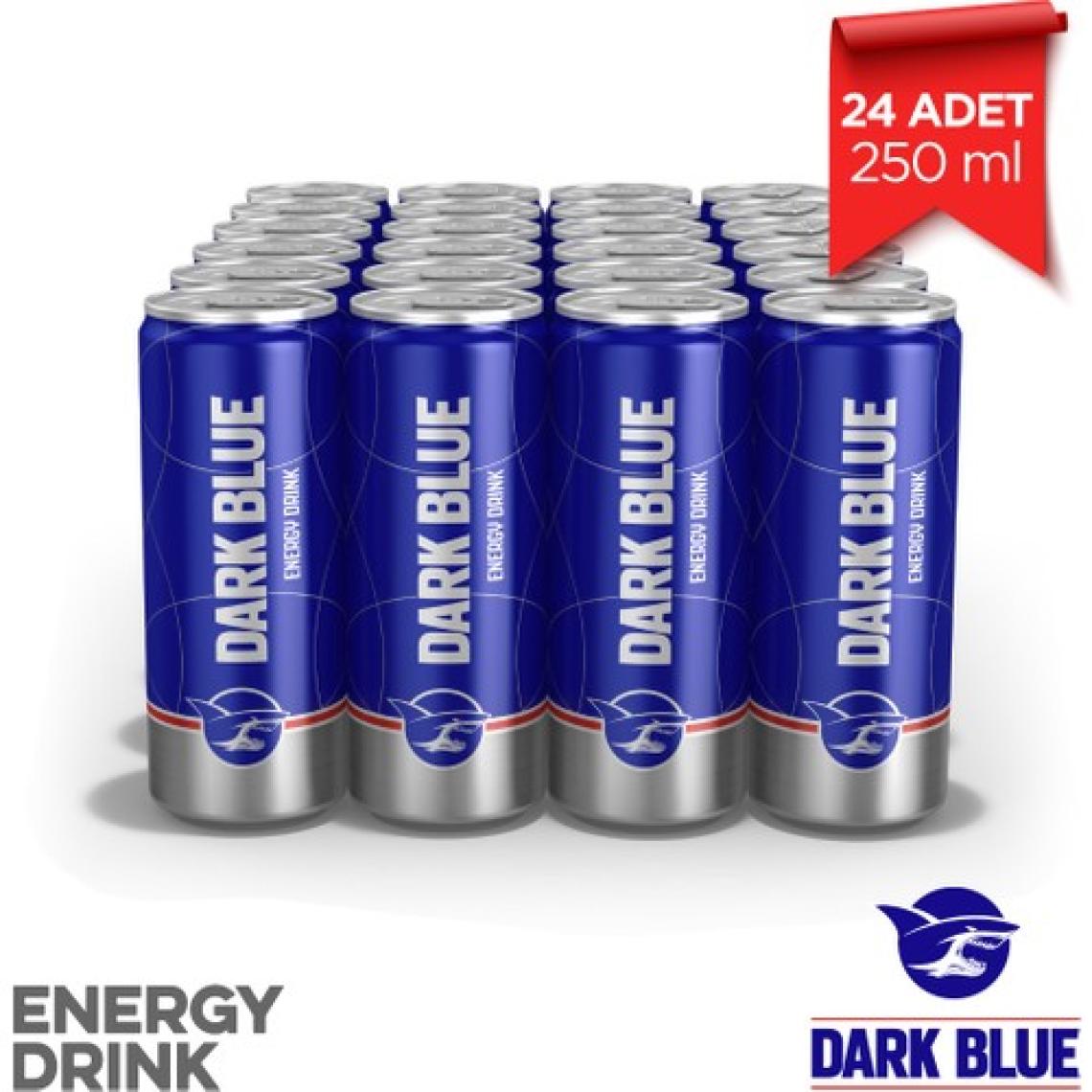 Dark Blue Enerji İçeceği, 250 ml (24'lü Paket, 24 adet x 250 ml)