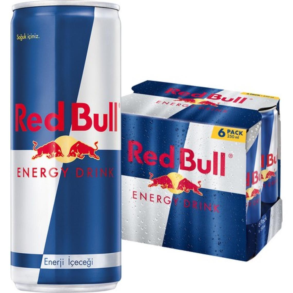 Red Bull 250 ml 6'lı Paket Enerji İçeceği