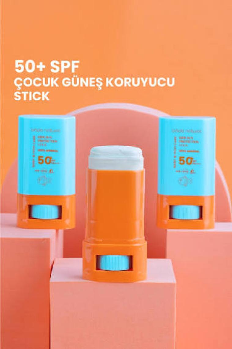 Bade Natural %100 Doğal ve Mineral Filtreli Yüksek Korumalı Çocuk Güneş Koruyucu Stick