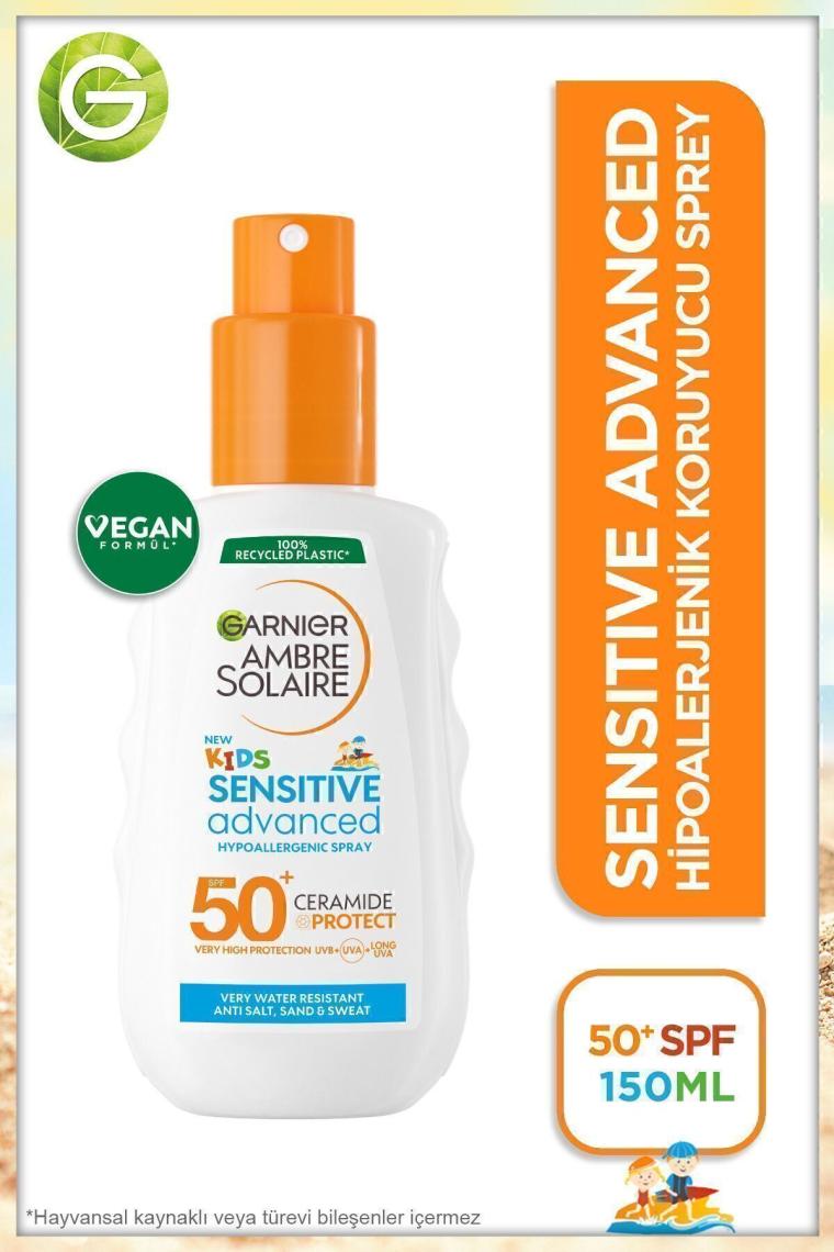 Ambre Solaire Sensitive Advanced Çocuk Hipoalerjenik Güneş Koruyucu Sprey Spf50 150ml.