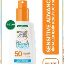 Ambre Solaire Sensitive Advanced Çocuk Hipoalerjenik Güneş Koruyucu Sprey Spf50 150ml.