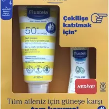 Spf50 Çok Yüksek Koruma Faktörlü Güneş Losyonu 200ml Hydrabebe Vücut Losyonu 100ml