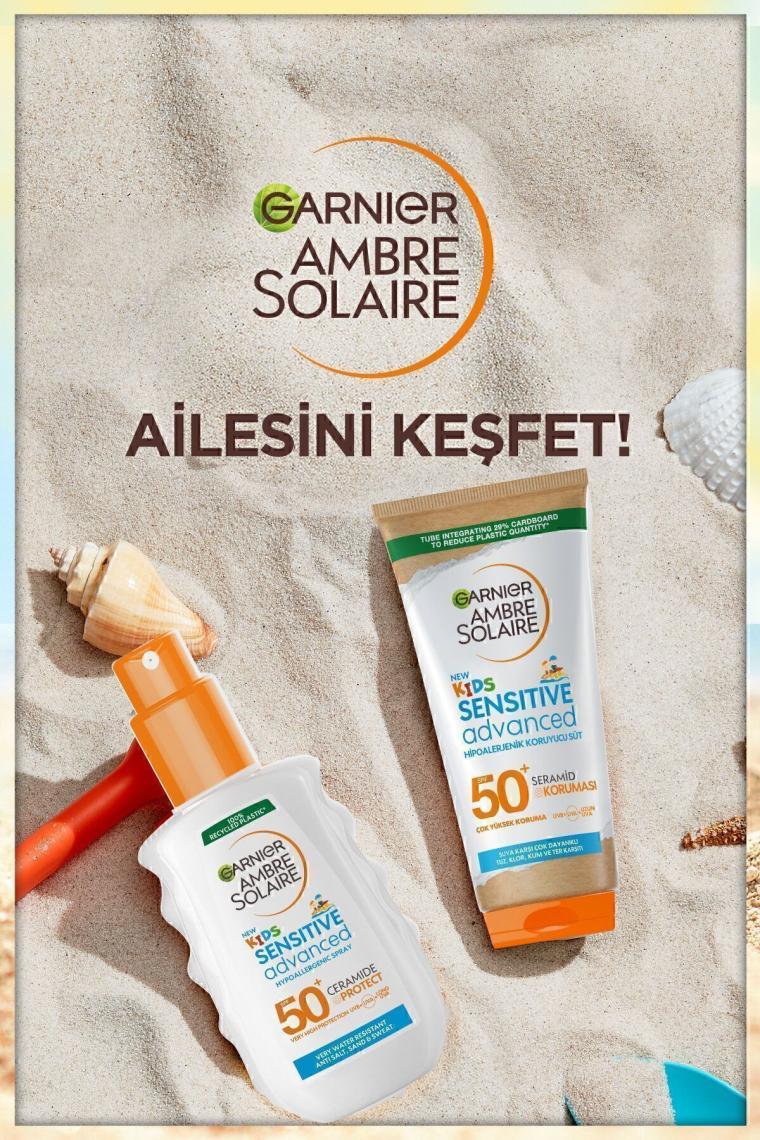 Ambre Solaire Sensitive Advanced Çocuk Hipoalerjenik Güneş Koruyucu Sprey Spf50 150ml.