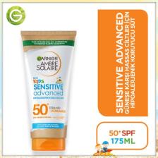 Garnier Ambre Solaire Sensitive Advanced Çocuk Hipoalerjenik Güneş Koruyucu Süt SPF50+ 175ML
