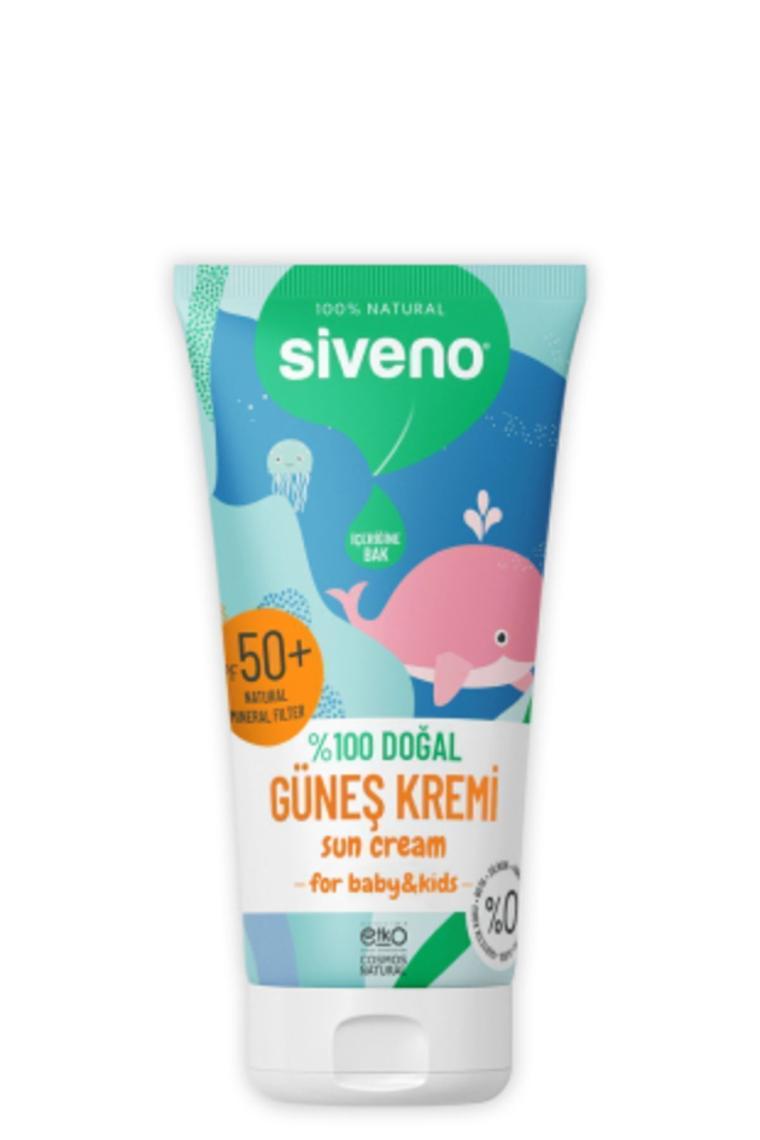 %100 Doğal Bebek Güneş Kremi- Leke Karşıtı Antioksidan Nemlendirici Bitkisel Vegan Uva Uvb 50spf