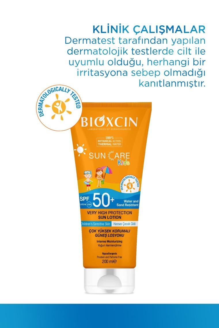 Sun Care Çok Çok Yüksek Korumalı Çocuk Güneş Kremi 50 Spf - % 100 Botanik Aktif 200 ml
